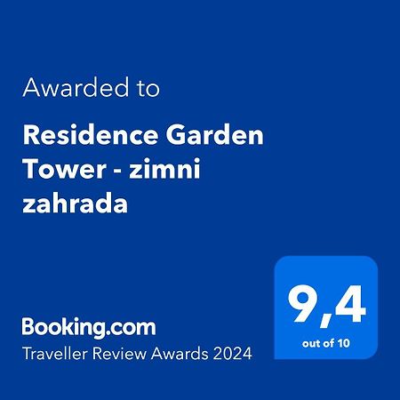 Residence Garden Tower - Zimni Zahrada Prag Exteriör bild
